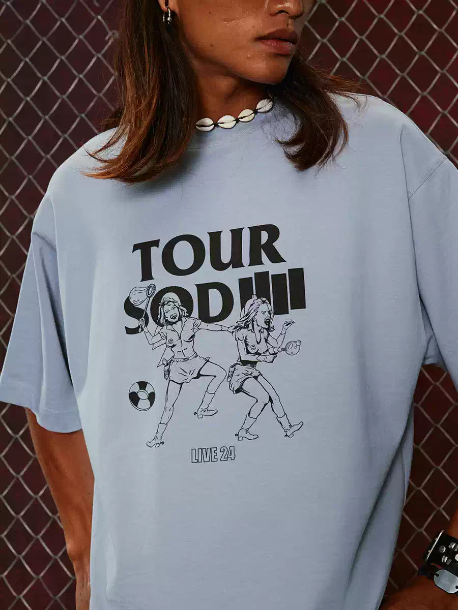 SOD Co. Tour SOD Print Vintage Washed Tee