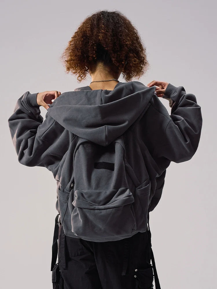 Remedy Backpack Design Zip Up Hoodie