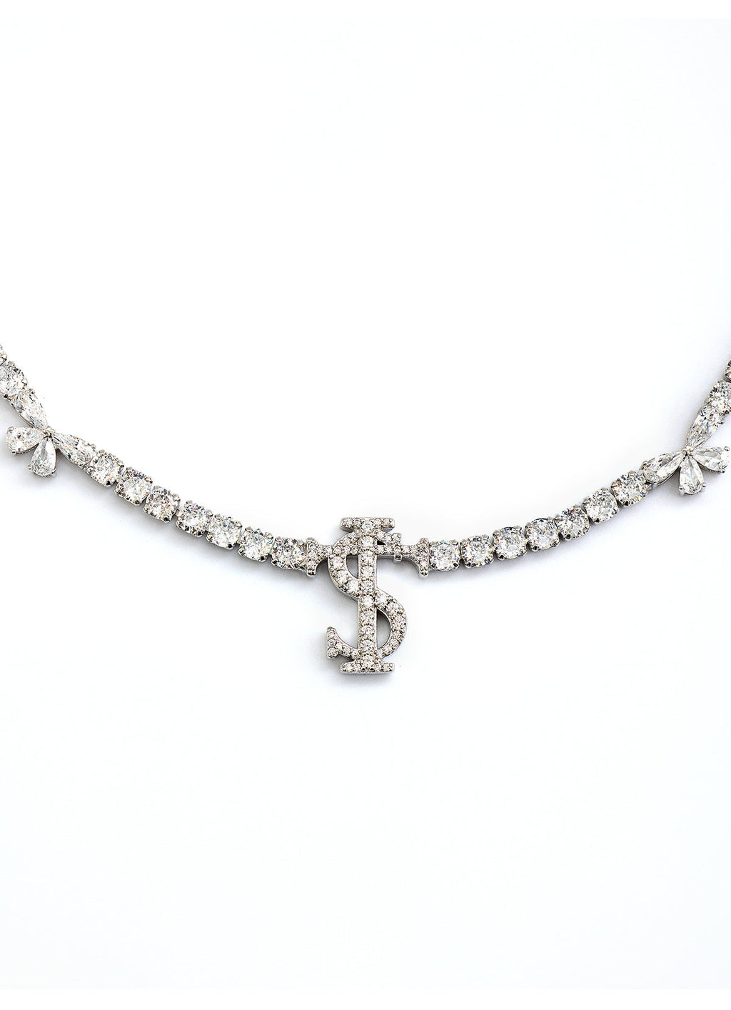 Small Town Kid Butterfly Zirconia Full Diamond Chain Necklace