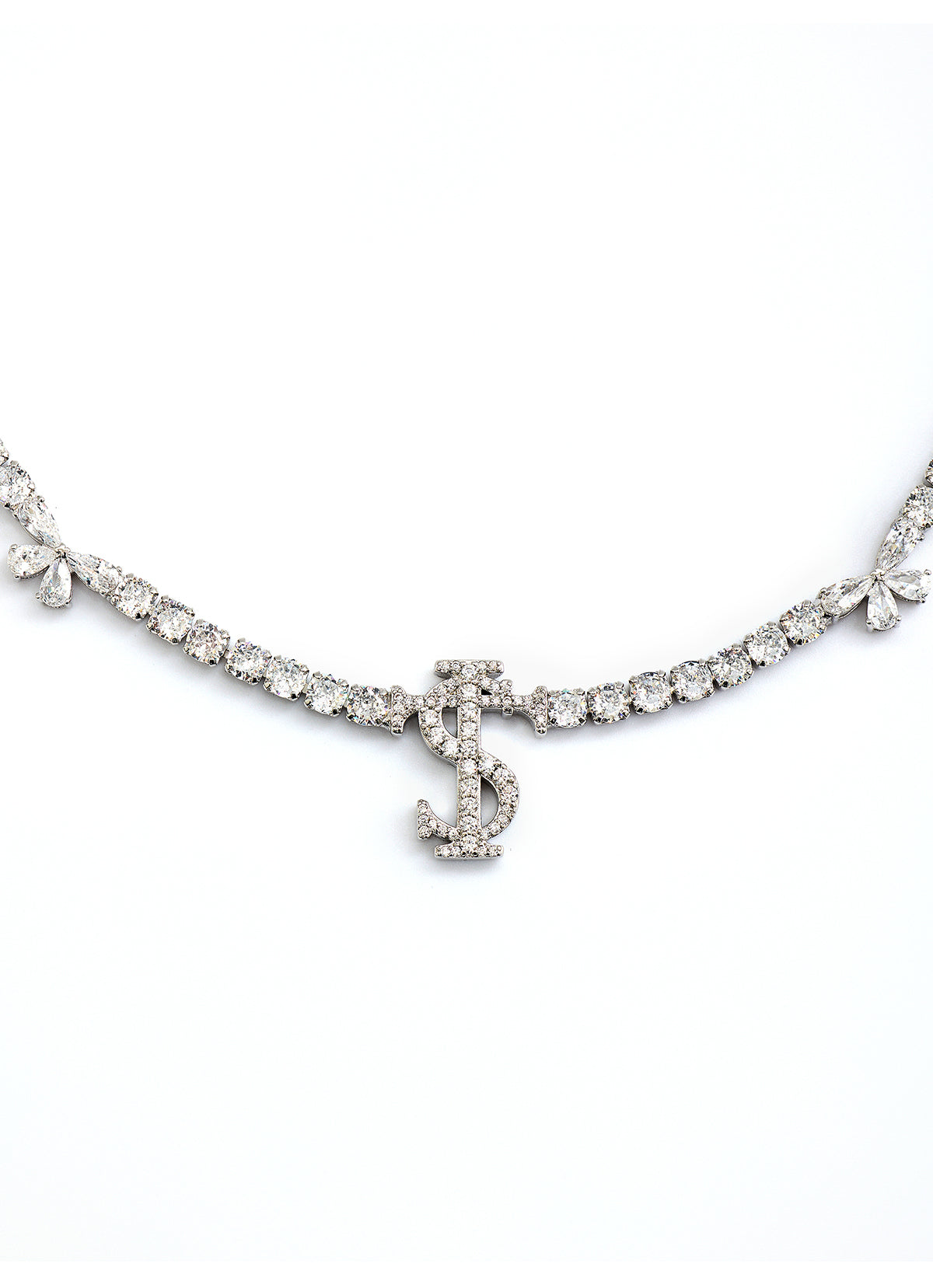 Small Town Kid Butterfly Zirconia Full Diamond Chain Necklace