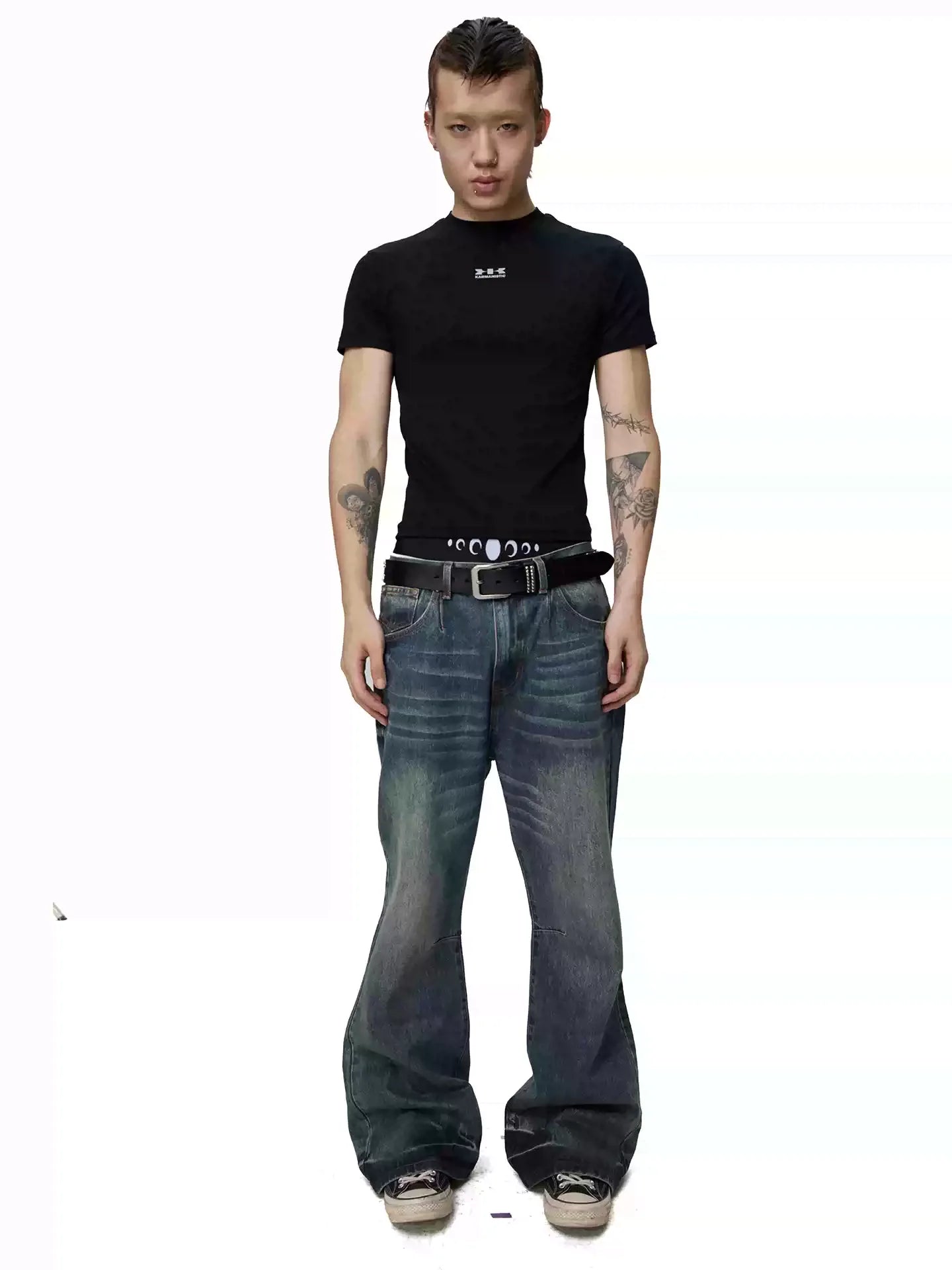 KARMANISTIC Small Logo Slim Stretch Tee