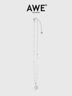 AWE Stars Charm Rainbow Beans Chain Necklace