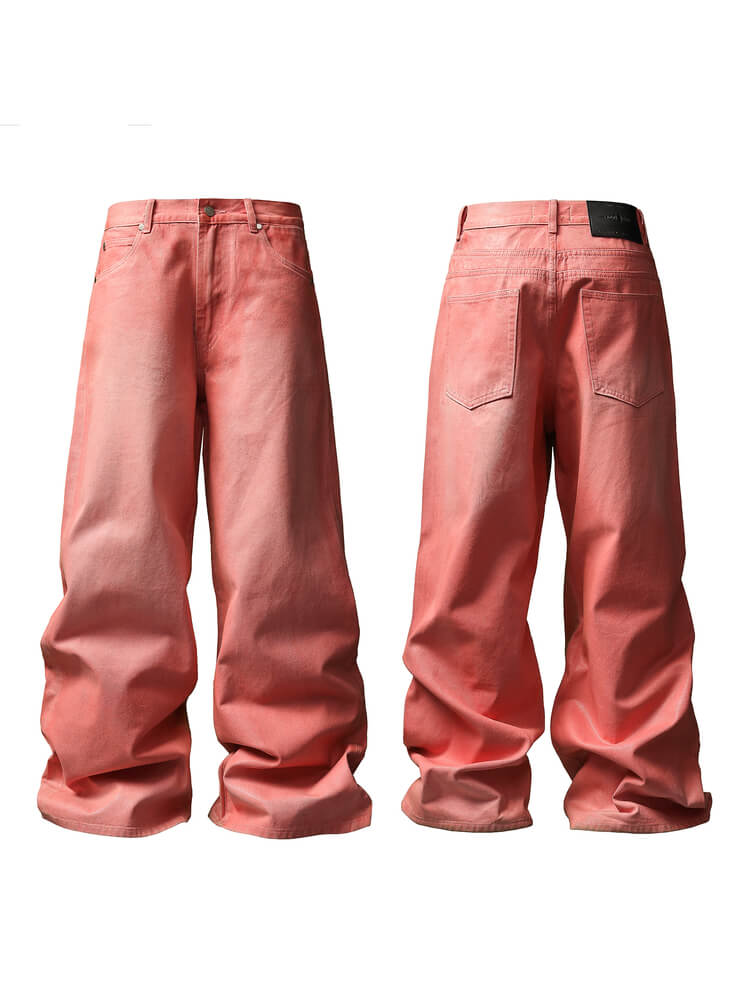 KARMANISTIC Vintage Washed Baggy Jeans
