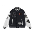 Achock Flocked Baseball Jacket