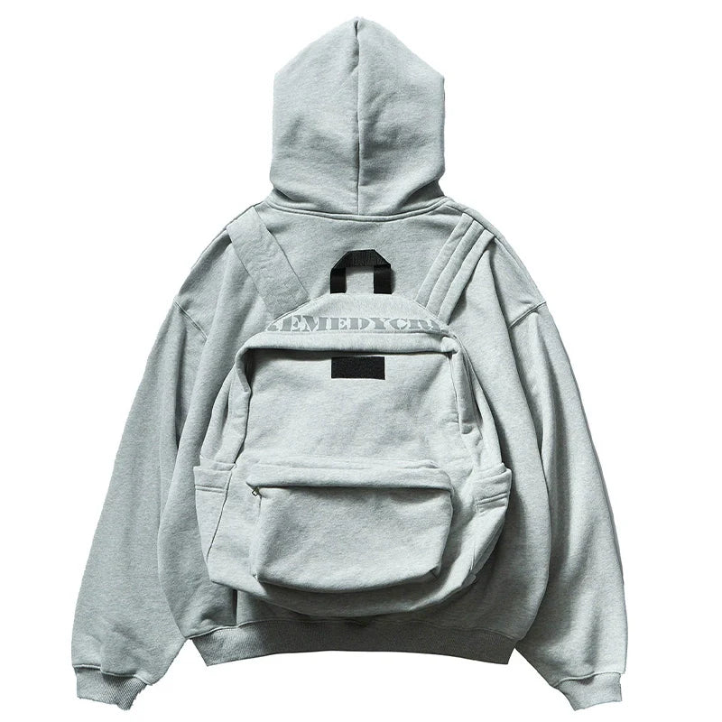 Remedy Backpack Design Zip Up Hoodie