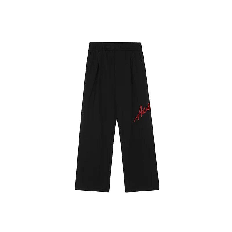 Achock Logo Embroidery Baggy Sweatpants