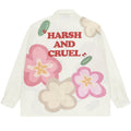 Harsh and Cruel Handpainted Cartoon Flowers L/S Shirt