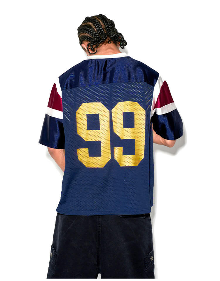 F3F Select 99 Color Block Mesh Short Sleeve Hockey Jersey