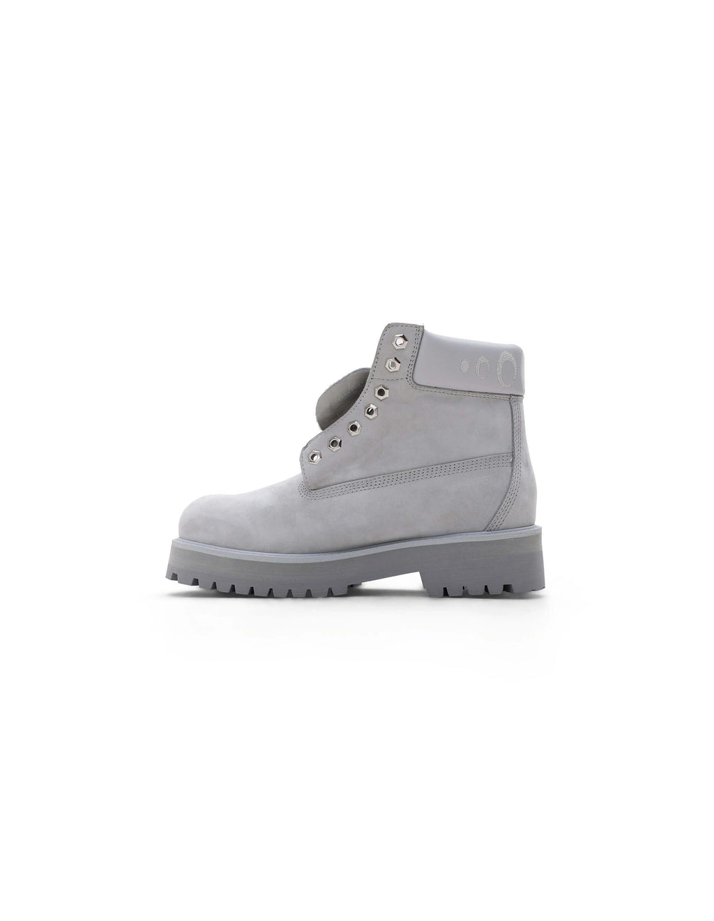 KARMANISTIC Nubuck Leather Embroidered Work Boots