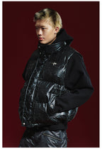 Remedy Cracked Design Puffer Vest
