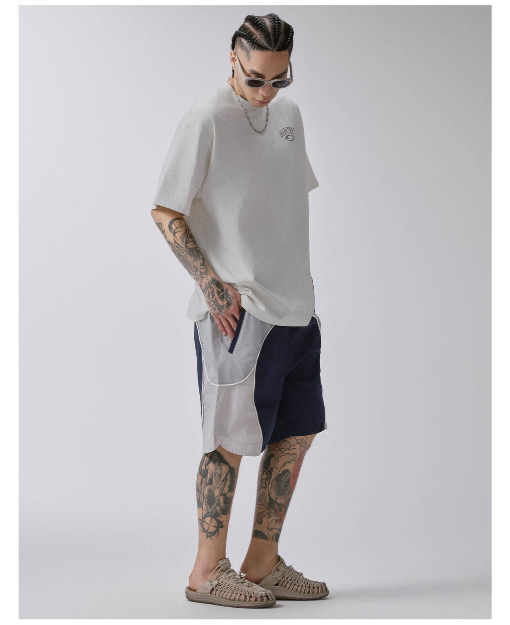 F2CE Color Block Athletic Shorts
