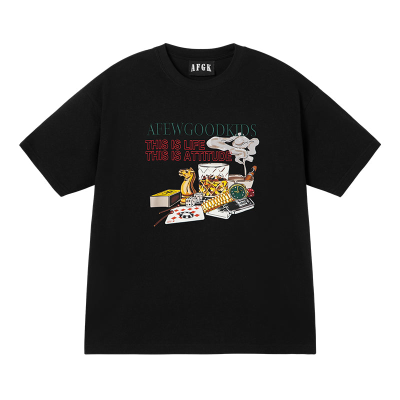 AFGK Cigarette Vintage Party Graphic Tee