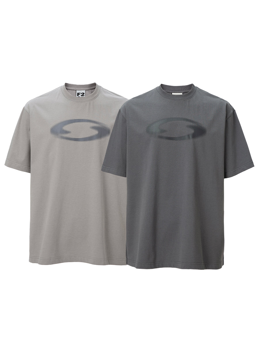 F2CE Basic Shadow Logo Printed Tee