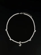 Small Town Kid Butterfly Zirconia Full Diamond Chain Necklace
