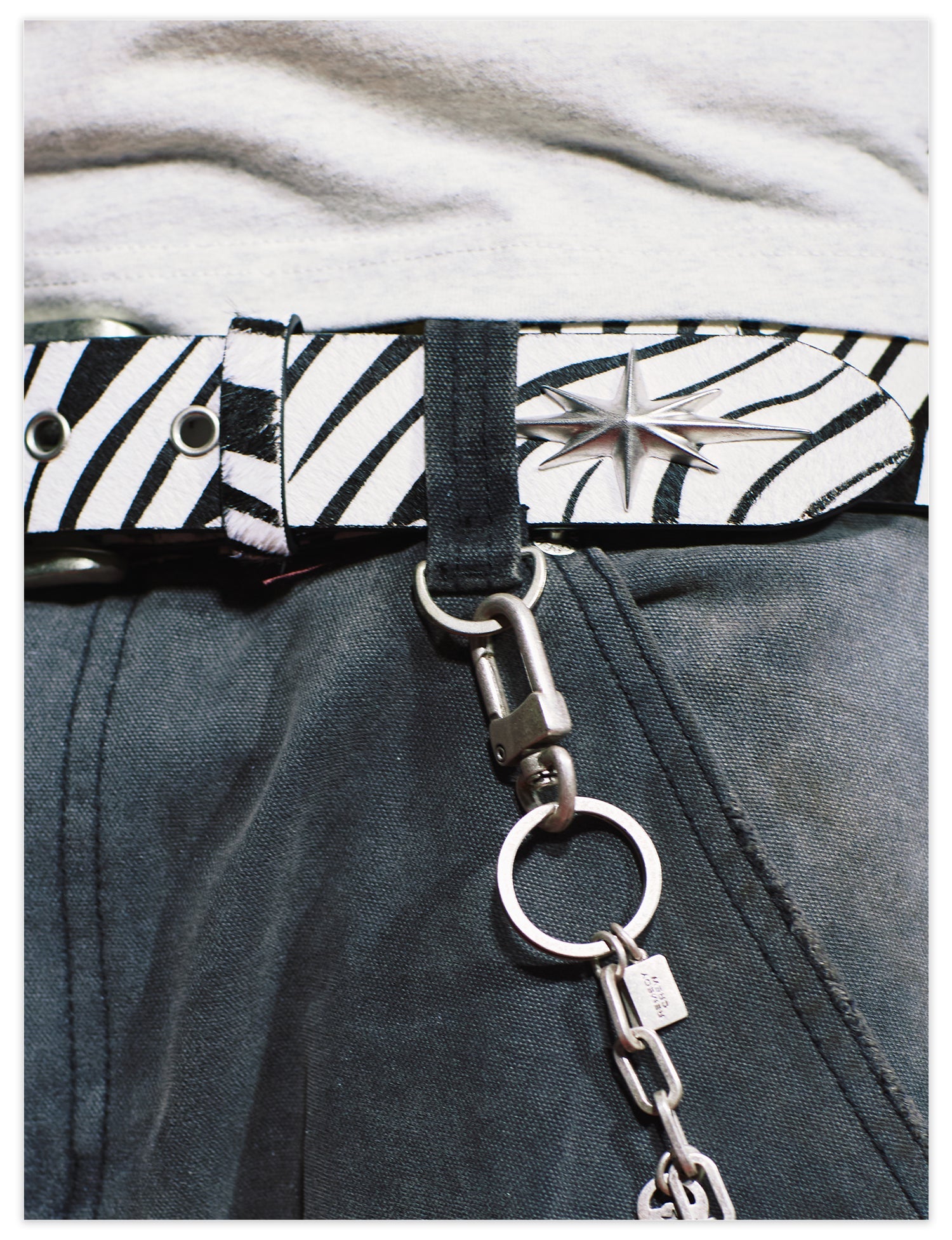 Remedy Star Studded Cowhide Leather Belt