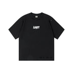 Labt Distressed Holes Logo Print Tee