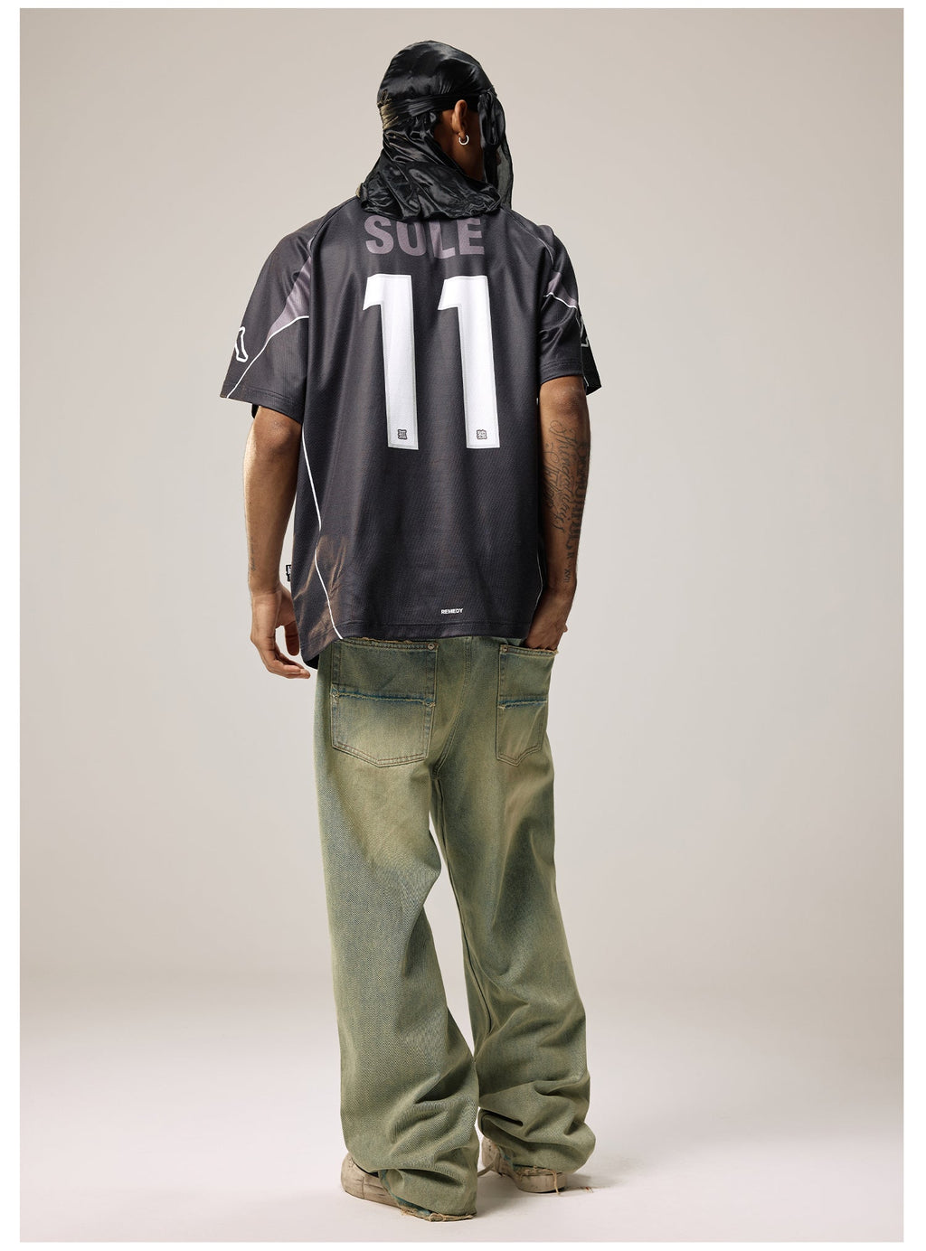Remedy Emoalone Print Inspired Soccer Jersey Polo Shirt