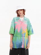 Harsh and Cruel Hawaiian Sunset Cuban Shirt