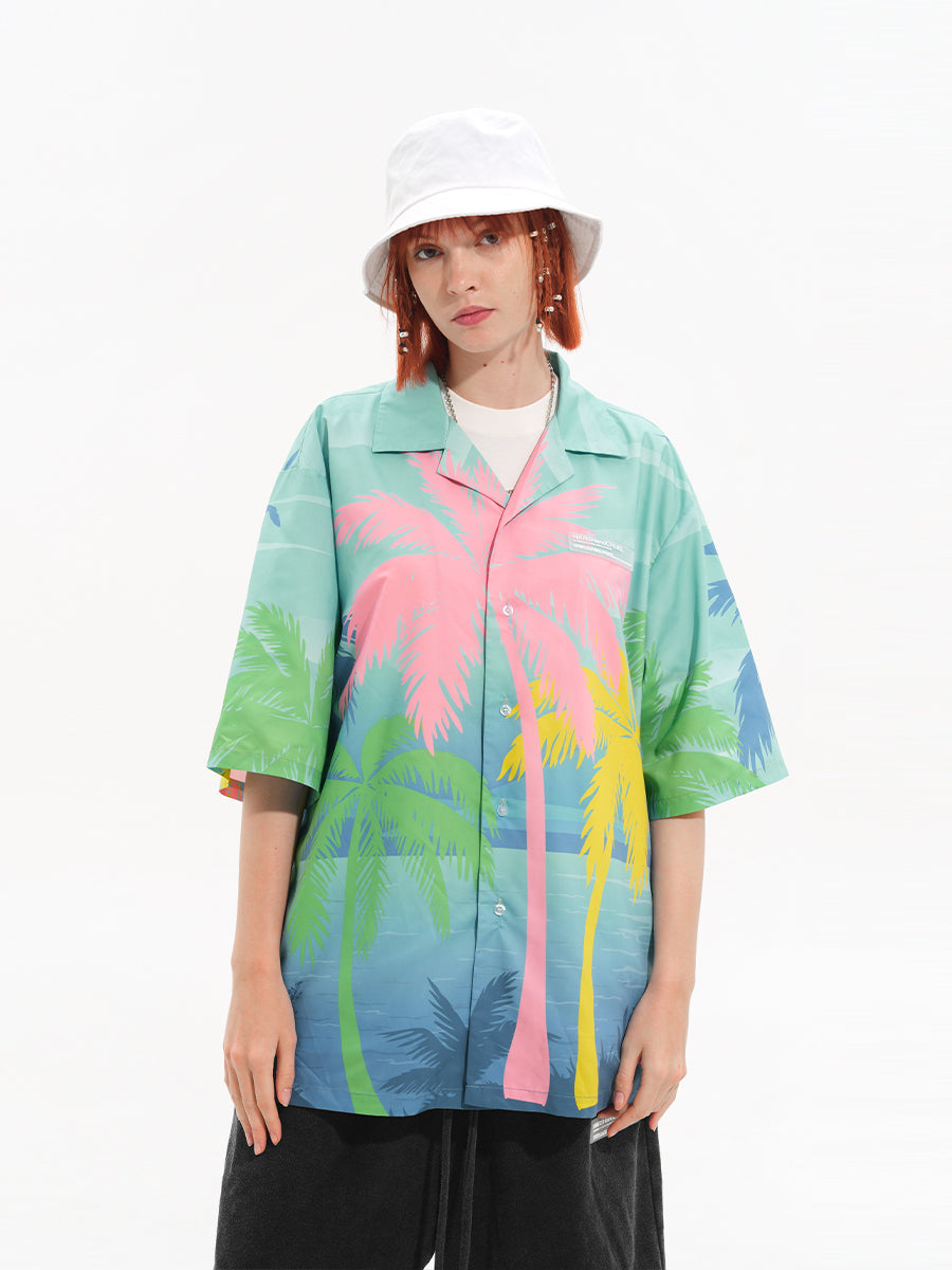 Harsh and Cruel Hawaiian Sunset Cuban Shirt
