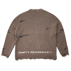 EMPTY REFERENCE Duck Cartoon Knit Sweater