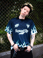 SUC Flame Full Print Gradient Soccer Jersey Polo