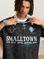 Small Town Kid Ethnic Full Print Soccer Polo Jersey