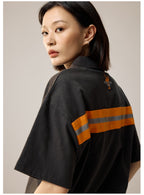 Remedy Cocktail Glass Girl Embroidery Polo Shirt