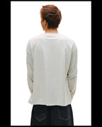 NOVACAM Vintage Playful Logo Long Sleeve Tee