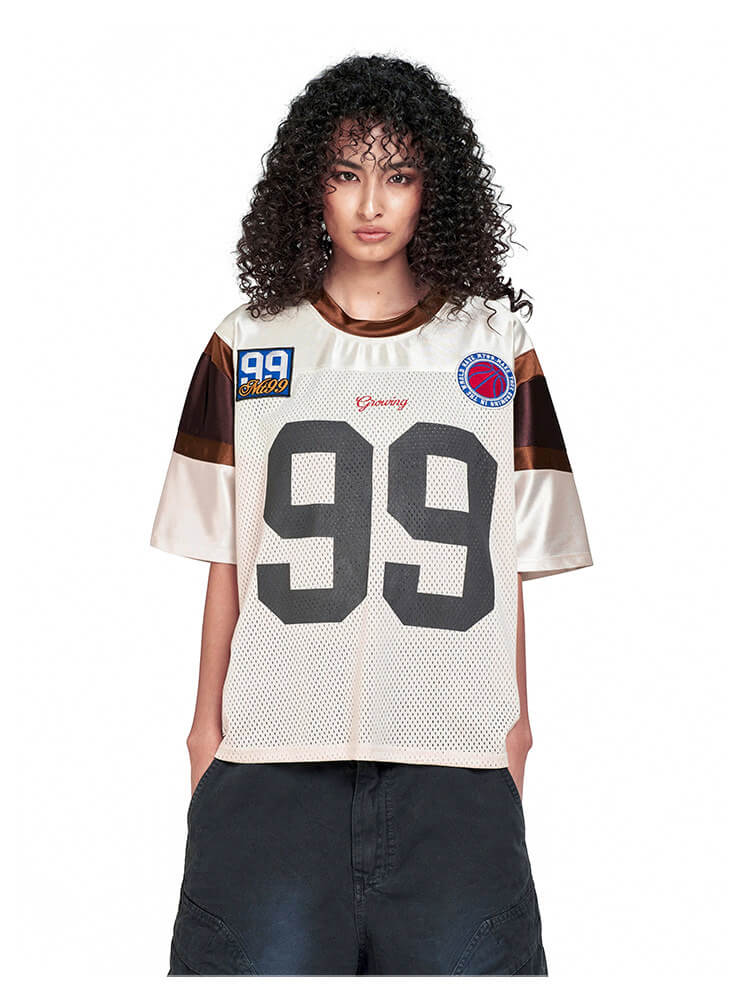 F3F Select 99 Color Block Mesh Short Sleeve Hockey Jersey