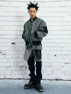 VENTUREK Star Shoulder Zipper MA-1 Bomber Jacket