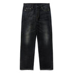 Remedy Double Layer Back Pocket Side Stitch Washed Jeans
