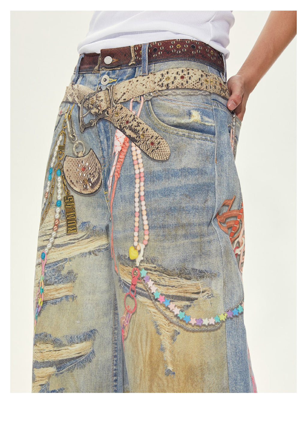 S45 3D Printed Baggy Jeans