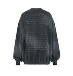 UNDERWATER Destruction The Deluge Faded Print Sweatshirt