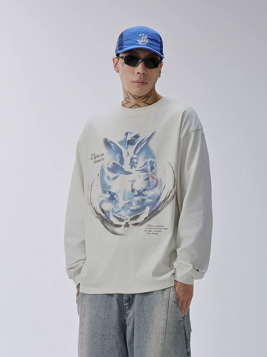 F2CE Vintage Print Long Sleeve Tee