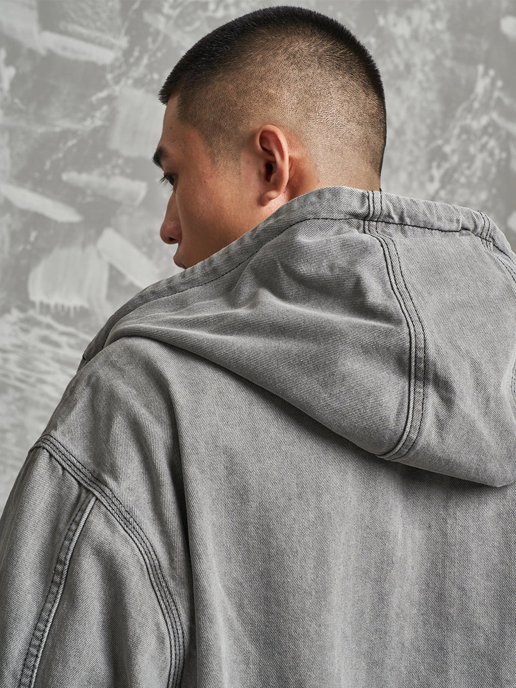 F3F Select Heavy Washed Hooded Work Jacket