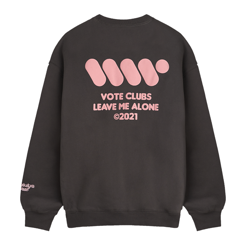 VOTE VVVVOTE Basic Crew Neck Sweatshirt