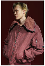 Remedy Multi Zipper Reversible MA-1 Bomber Jacket