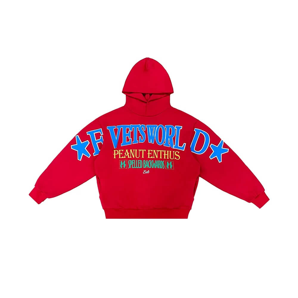 EVETS PEANUT ENTHUS Foam Print Hoodie