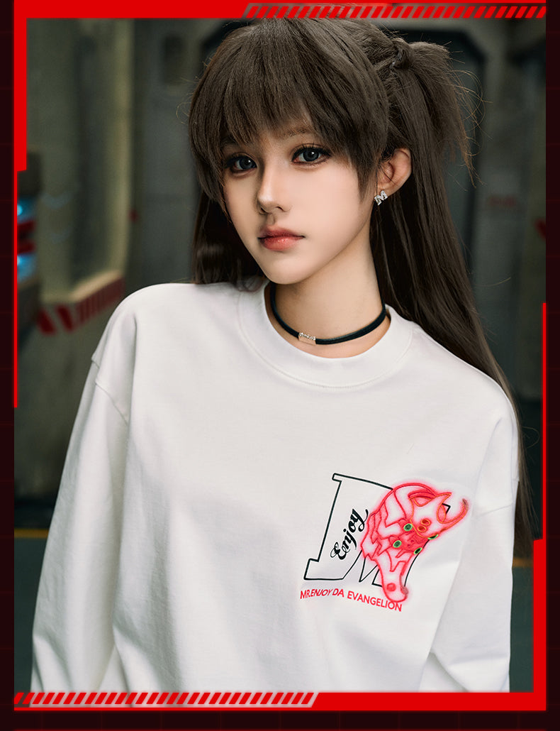 MEDM x EVA Basic Logo Long Sleeve Tee