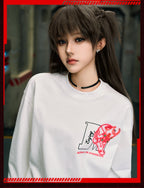 MEDM x EVA Basic Logo Long Sleeve Tee