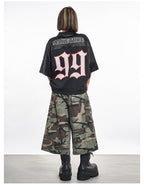 F3F Select Multi Pocket Camouflage Baggy Shorts