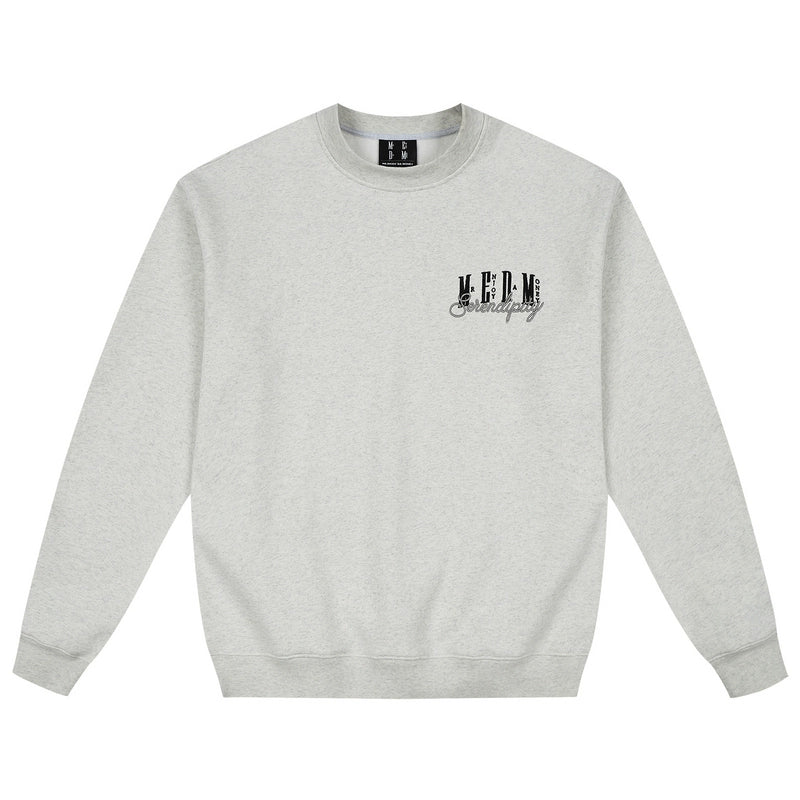 MEDM Logo Embroidered Basic Sweatshirt