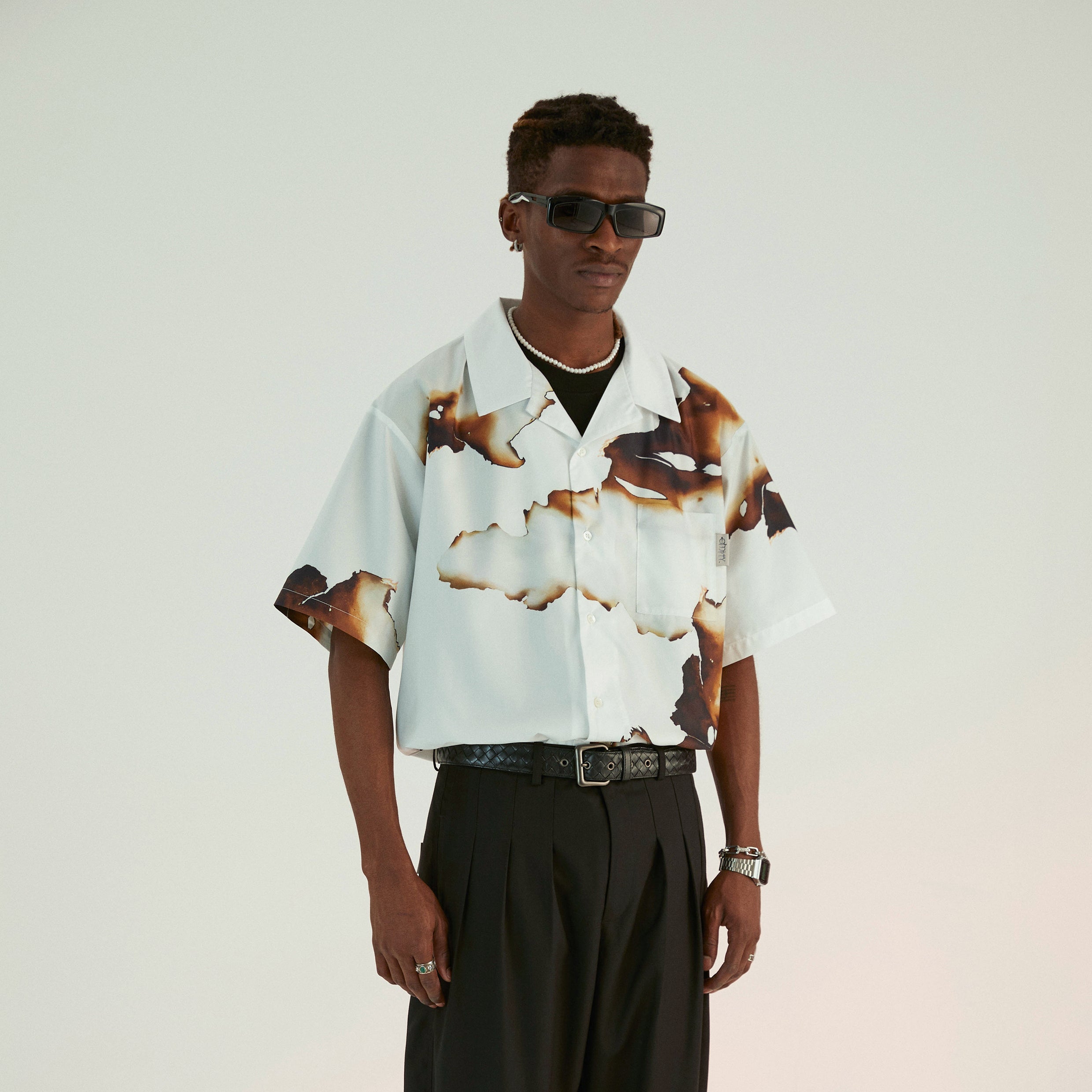 EMPTY REFERENCE Deng For The Same Ashes Short Sleeve Shirt
