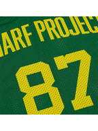 MHARF Green 87 Printed Bar Stripe Hockey Jersey