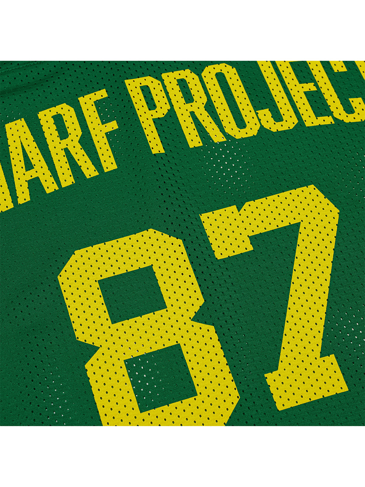 MHARF Green 87 Printed Bar Stripe Hockey Jersey