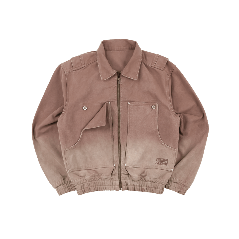SOD Co. Aged Heavy Washed Deconstructed Carpenter Jacket