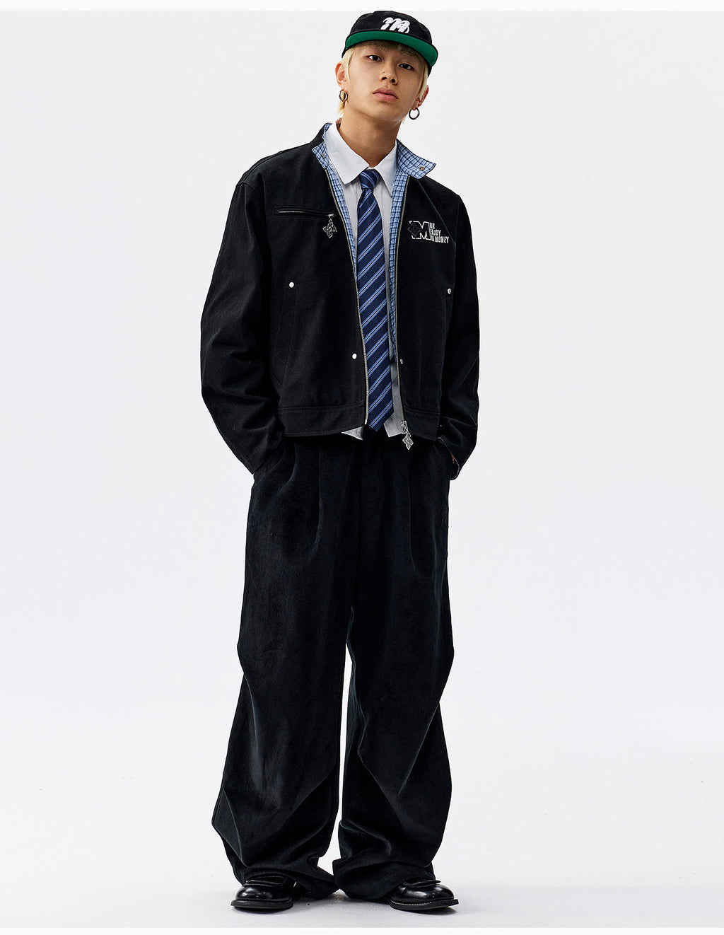 MEDM Plaid Lined Work Jacket