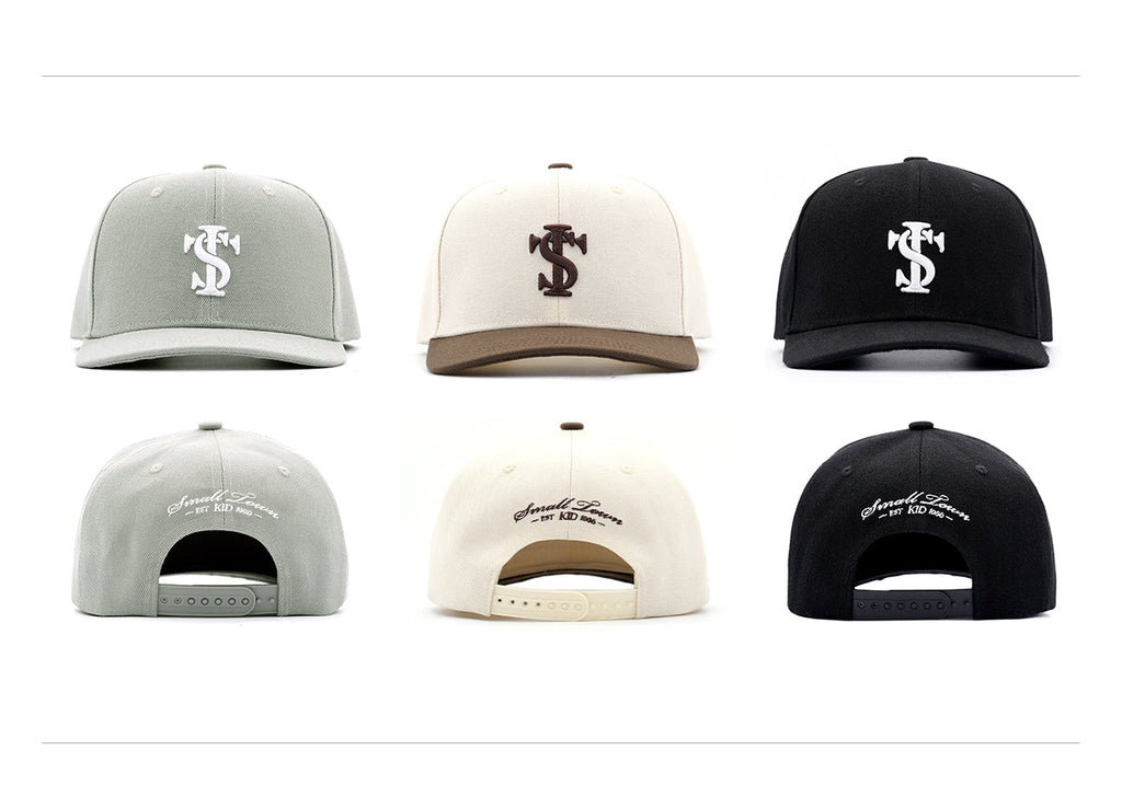 Small Town Kid Basic 3D Logo Embroidered Baseball Cap