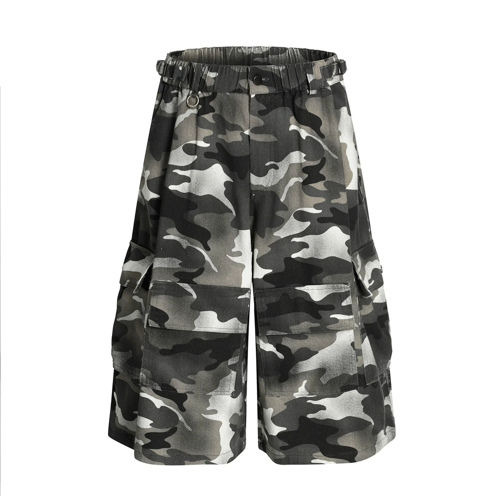 F3F Select Functional Camouflage Baggy Shorts