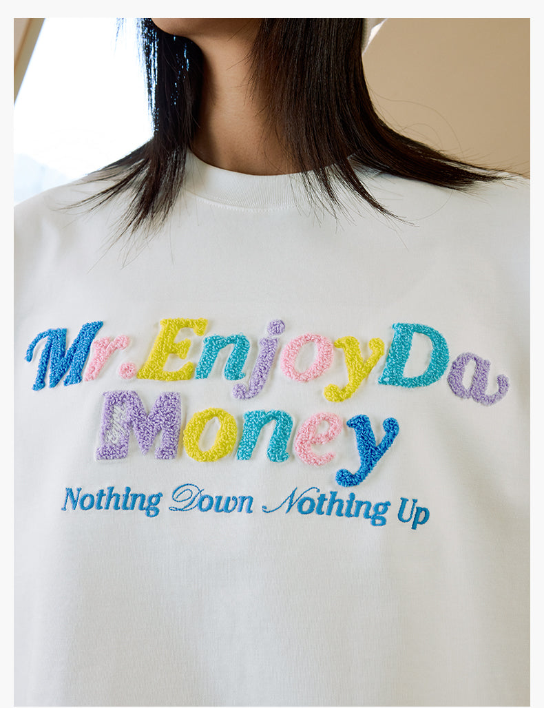 MEDM Multicolor Terry Embroidery Tee
